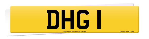 Registration number DHG 1